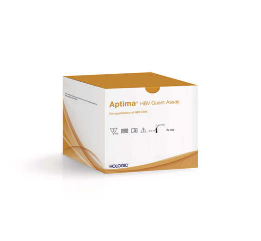 Hologic Aptima® HBV Quant Assay in white background