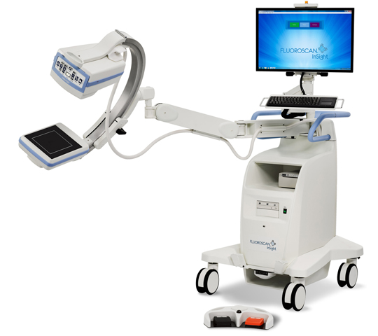 Hologic Fluoroscan InSight® Mini C-arm in white background