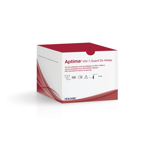 Hologic Aptima® HIV-1 Quant Dx Assay in white background