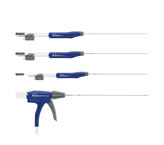 The MyoSure® Tissue Removal Suite in white background